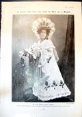 Old Florence Warde Orchid Maude Duval Eva Westcott Lewis Waller 1904 20th