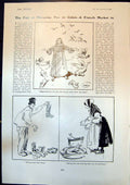 Old French Market Selling Boots Shoes Fish Lena Ashwell Marguerite 19 20th