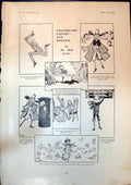 Old Print Hall Caine Simple Clothes Paragraphs Newspaper Famous Book 1904 20th