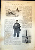 Old F Edge Boat Napier 11 Robert Drane Fisherman Unusual Advertising