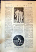 Old W Wainwright W Myers Pat Lacey Hampshire Cricketers F Bacon 1904 20th
