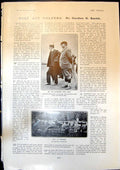 Old Lord Alverstone Guildford Golf Homburg Hint Those Elope Car 1904 20th