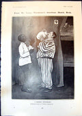 Old L Thackeray America Ice Water Sleeping Car Launching Lifeboat 190 20th