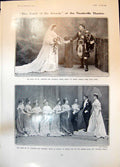Old Print Catch Season Zena Dart Seymour Hicks Kremlin Port Cuxhaven 1904 20th