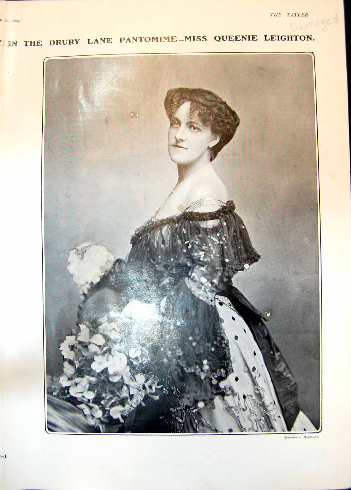 Old Queenie Leighton Maude Stainer His Highness My Husband 1904 Damaged 20th