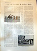 Old Golf Royal Ancient Autumn Meeting Tom Morris Motor Carnival 1904 20th