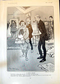 Old Humour Tom Browne Studio Evening Candid Critic Song Carl Rosa1904 20th