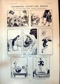 Old Celebrities Caught Bowled J Chamberlain Capt Kydd Broken Doll 190 Victorian
