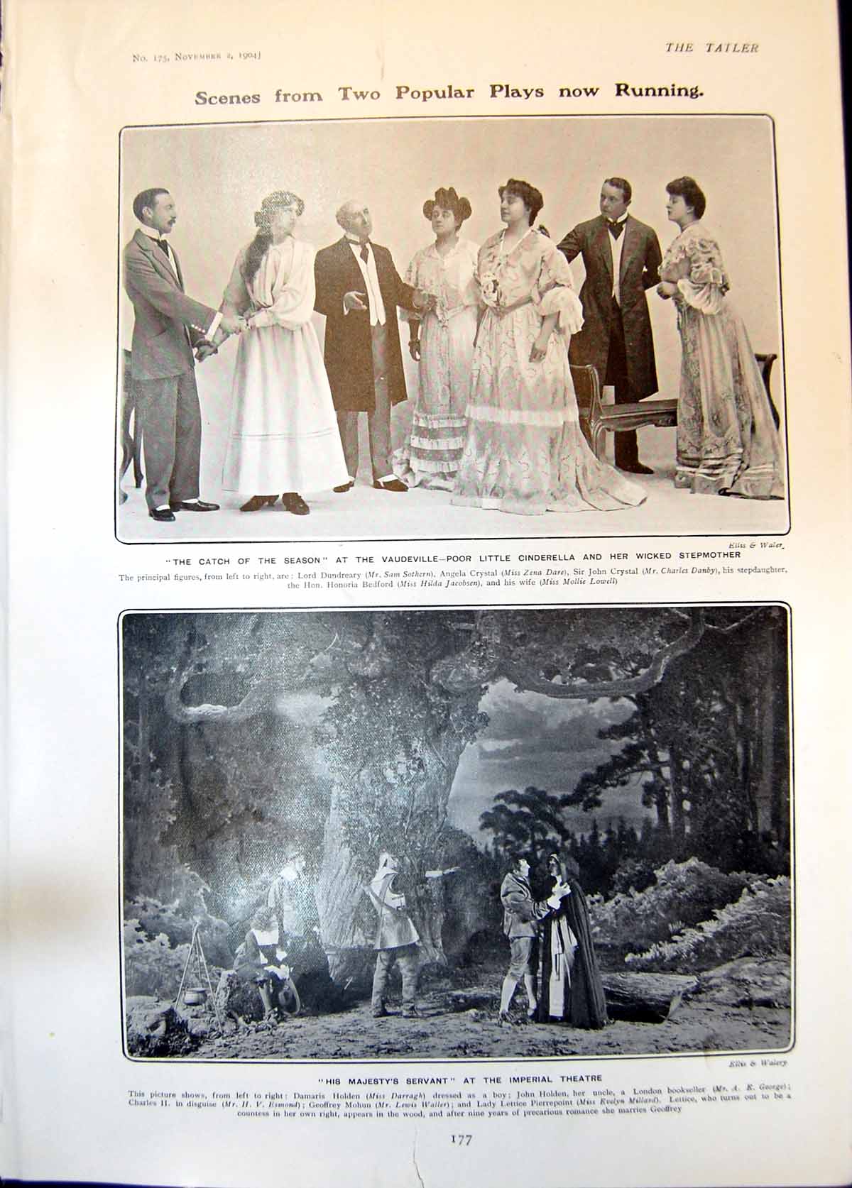 Old Catch Season His Majestys Servant Bride Lady Harris Edward Terry 18th