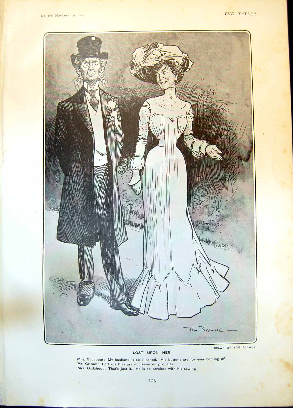 Old Lost Upon Her T Browne Mrs Gadabout Mr Grimm Sextus Villain 1904 20th