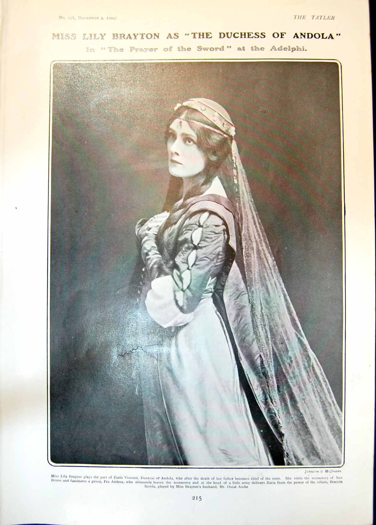 Old Lily Brayton Prayer Sword Three Little Maids Niagara San Francisc
