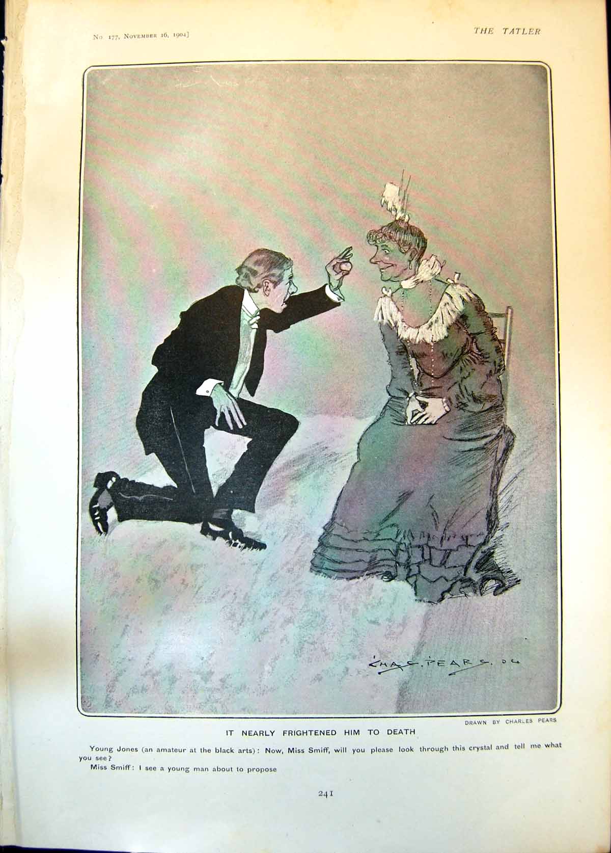 Old Humour Charles Pears Nearly Frightened Him To Death Jones Smith19 20th