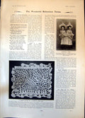 Old Clever Cutting Paper Bohemian Twins Czeck Sisters Music Hall 1904 20th