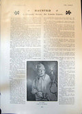 Old Print On Guard Man Nightwear Gun Candle Weird Night A Macgregor 1904 20th