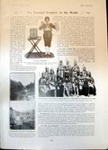 Old Print Boy Conjurer Duchess Marlborough Bodyguard Knights St John 1904 20th
