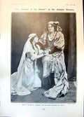 Old Print Taming Shrew Lily Brayton P Gaythorne Sir Charles Wyndham 1904 20th