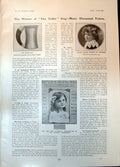 Old Print Oliver Redgate Skegness Winner Silver Cup New York Journal 1904 20th