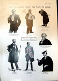 Old Print James Welch Pinning Rachel Lowe Fanny Dango Empsie Bowman 1904 20th