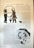 Original Old Antique Print Humour Cure All Ills Billy Dirty Face H Cowham 1904