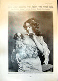 Antique Old Print Daisy Jerome Mother Goose Marie Dainton Dolly Mccalla 1904