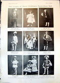 Antique Print Childrens Fancy Dress Ball Tarpon Greenock Harbour Mist 1905 20th