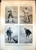 Antique Print Lord Hawke Marquis Granby Gerald Lascelles Edward Miles 1905 20th