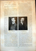 Antique Print George Albu LeopAlbu General Mining Finance Corporation 1905 20th