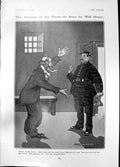 Antique Print Humour Hour Will Owen Warder New Arrival Frightened Bath 1905