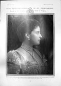 Old Duchess Sergius King Edwards Niece Sister Czarina Art Sleeping 19 20th