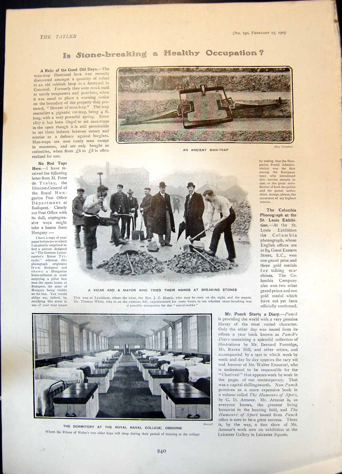 Old Breaking Stones Mors Car Napier Car Coupe Limousine Speedometer19 20th