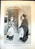 Old Antique Print Humour Hour Will Owen How Poor Live Ointment Bread 1905 20th