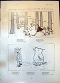 Old Print Tattiebogle Tales Children Norman Doorway Stewkley Church 1905 20th