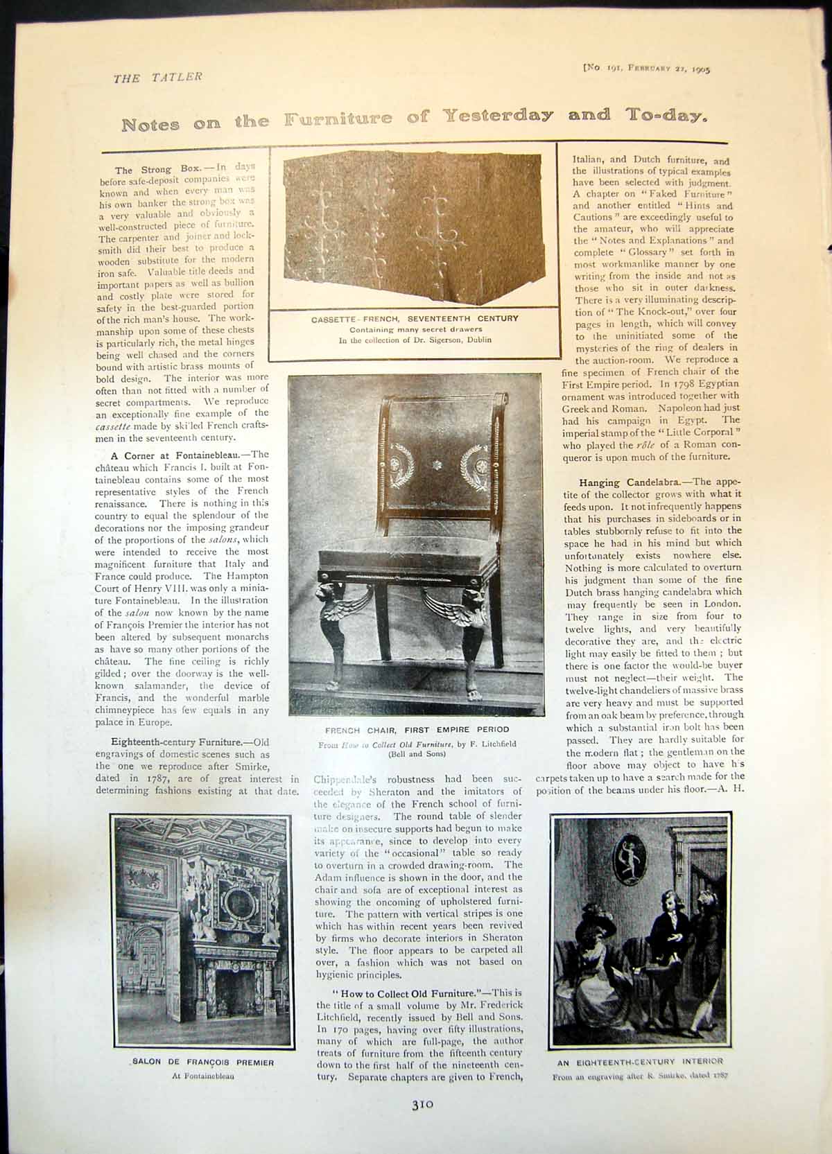 Old French Chair Cassette French Salon De Francois Premier Bolero 190 20th