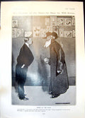 Antique Old Print Humour Hour Will Owen Heard Club Little Bounder Stager 1905