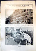 Old Blizzard New York Water Frozen Building Fire Liners Boat Deck 190 20th