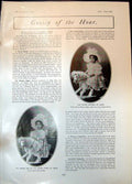 Antique Print Children Fancy Dress Balls Lily Percival Charles Barnett 1905