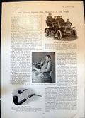 Old Print Russian Giant Machnow smobile Guy Boothby Son Prince Japan 190 20th