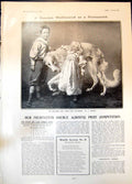 Antique Print Children Dog Kalmouck J Wenzel Oliver Stanton Now As Boy 1905