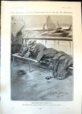 Antique Old Print Humour G D Armour Quotations Gone Wrong Consoling Car 1905