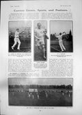 Old Eton V Winchester Match Tennis W Larned W Clothier A Shrubb 1905 20th