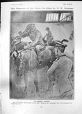 Antique Old Print Humour G Armour Remount Question Brown Cadby D Buxton 1905