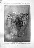 Antique Old Print Humour G Armour Racecourse Jottings Tipster Woman Bus 1905