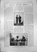 Old Print King Edward Queen Alexandra Goodwood Fred Stein Noel Heath 1905 20th