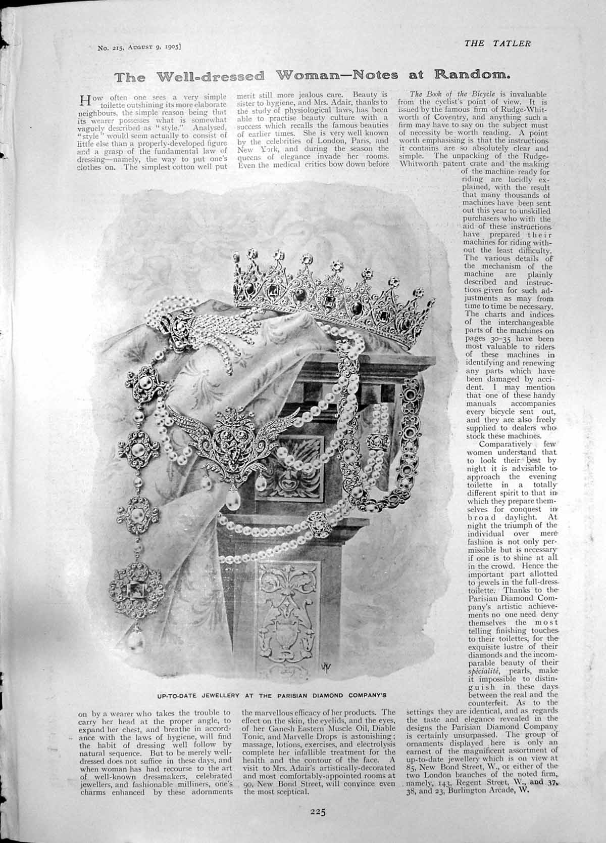 Old Jewellery Parisian Diamond Co Still Associated Hermann Landau 190 20th