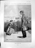 Antique Old Print Humour Dudley Buxton Soda Milk Sir Lady Brother Friend 1905