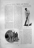 Old Frank Laver Cricket S Gregory A Hopkins A Noble Wedgwood Plaque19 20th