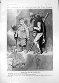 Antique Old Print Humour T Browne Between Devil Deep Sea Pamela Congreve 1905