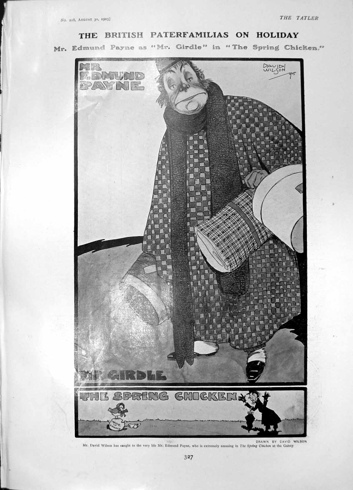 Old Edmund Payne Spring Chicken Kathleen Chabot Wentworth Croke 1905 20th