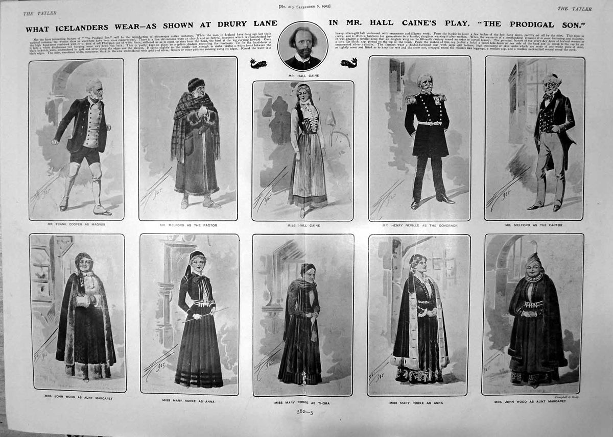 Old Hall Caine Prodigal Son Frank Cooper Mr Melford Henry Neville 190 20th