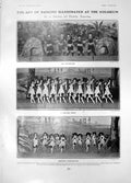 Antique Old Print Dancing Coliseum Hottentots Rag Time Dance Dutch Maid 1905